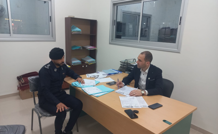نيابة غزة الجزئية الثانية تُجري جولة تفتيشية على مراكز شرطة غرب غزة في أول أيام عيد الفطر السعيد