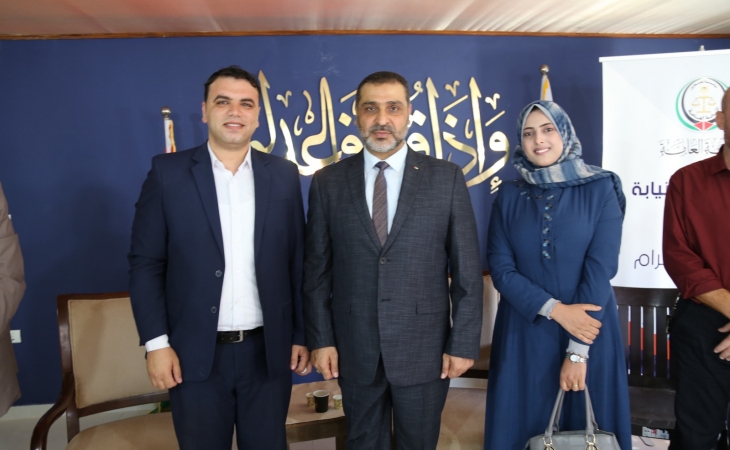 لقاء معايدة النائب العام مع أسرة النيابة العامة