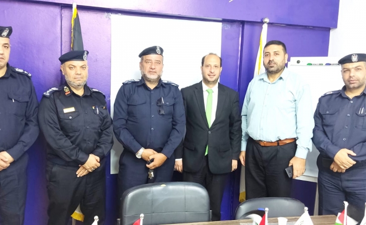 نيابة الوسطى الجزئية تستقبل مدير عام الشرطة القضائية والوفد المرافق له