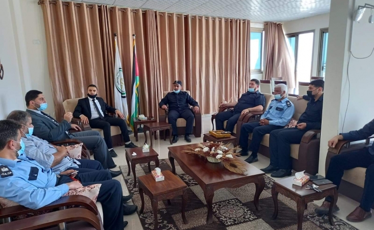 مدير نيابة غزة الدائرة الأولي و مدير شرطة الزيتون يؤكدان على تعزيز الأمن والاستقرار المجتمعي وارساء العدالة*  