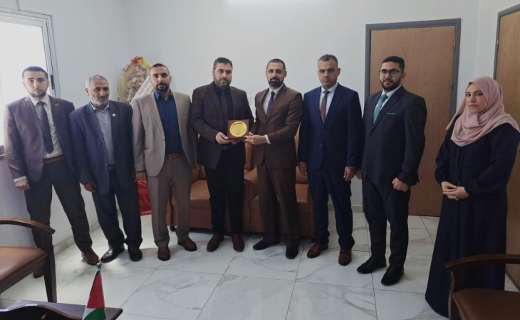 نيابة الشمال الجزئية تكرّم وكيل نيابتها عِرفاناً بجميل جهده في نهاية فترة عمله في النيابة
