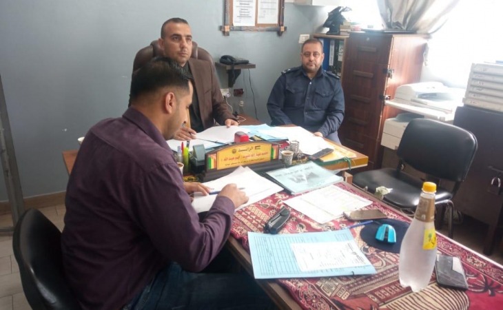 نيابة شمال غزة الجزئية تُجري مناوبة على جميع المراكز الشرطية في محافظة شمال غزة في ثاني أيام عيد الفطر السعيد