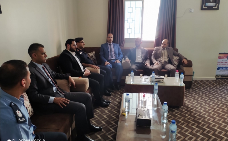 مدير نيابة غزة الجزئية ومدير مركز الشيخ رضوان يؤكدان على تضافر الجهود فى تحقيق العدالة والاستقرار المجتمعي