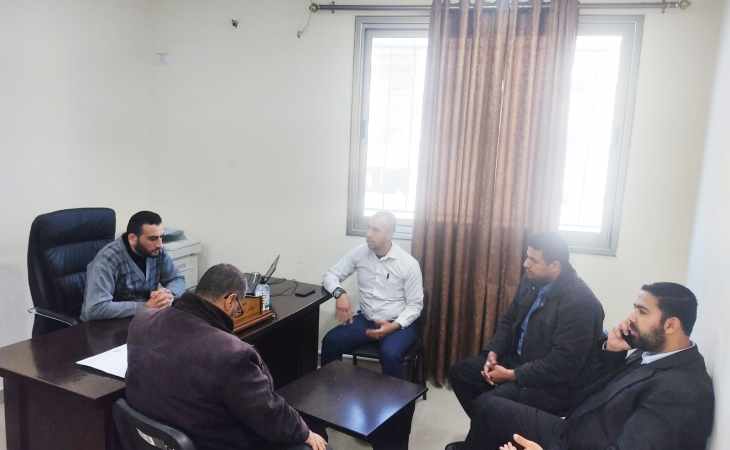 دائرة المحرزات بالنيابة العامة تعقد اجتماعاً مع نيابة غزة الجزئية الأولى والثانية لبحث سبل التعاون المشترك