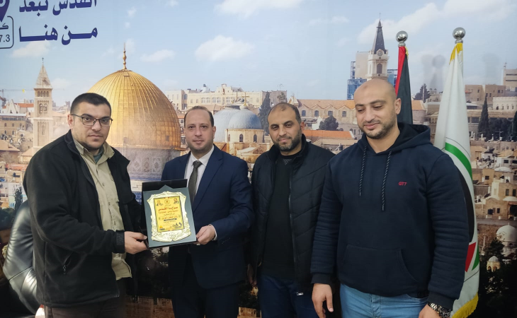نيابة الوسطى الجزئية تستقبل وحدة التنسيق المركزي في سرايا القدس