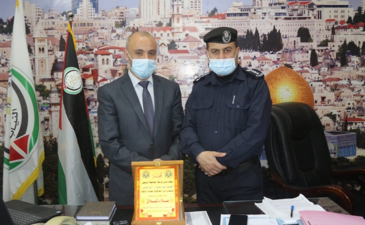 مدير نيابة الوسطي  يستقبل مدير شرطة المحافظة ويؤكدان علي تعزيز التعاون الاجرائي وتجويد الخدمات العدلية