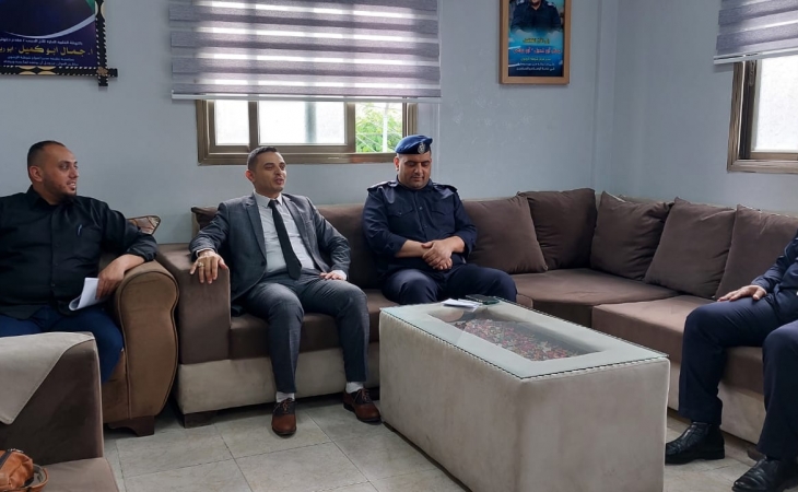 نيابة غزة الجزئية الأولى تُجري جولة معايشة لمكتب تحقيق مركز شرطة الزيتون
