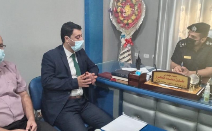 في اطار المتابعة الدورية والمستمرة..التفتيش القضائي يواصل زياراته  لمكاتب  تحقيق حوادث المرور