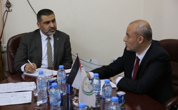 النائب العام يجتمع بمدير وأعضاء النيابة الجزئية في محافظة الوسطى