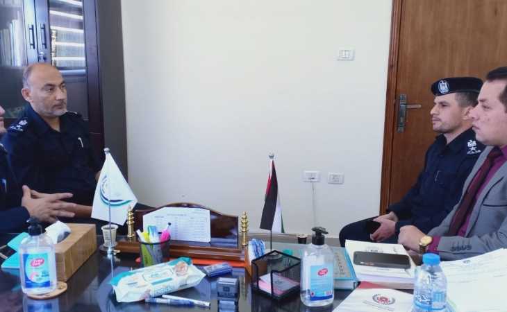 مدير نيابة مكافحة الفساد  يستقبل مدير الشرطة القضائية لتعزيز تيسير الخدمات العدلية