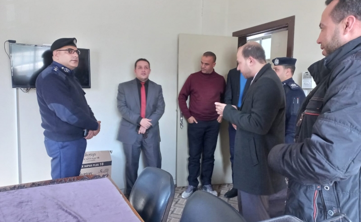 نيابة غزة الجزئية الثانية تُجري زيارة تفقدية لمركز شرطة الشيخ رضوان