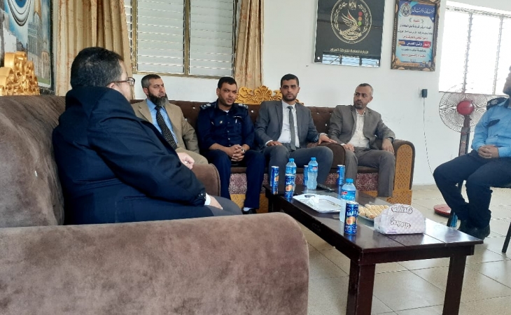 مدير نيابة رفح الجزئية ومدير شرطة المرور يؤكدان على تجويد وحسن إدارة الملف الجزائي والتشدد مع المتسببين بالحوادث المرورية الخطرة