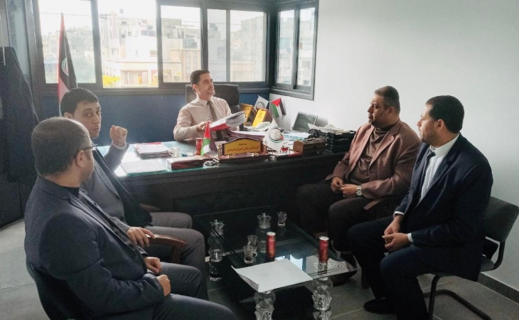التفتيش القضائي يجتمع مع نيابتي خانيونس الجزئية والكلية