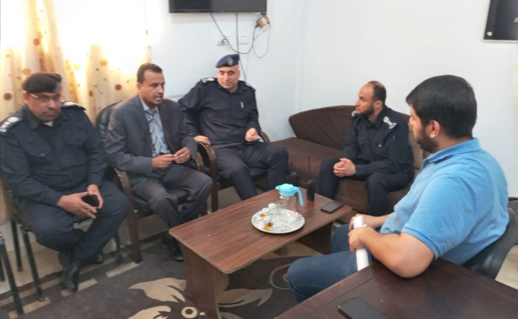  نيابة غزة الجزئية الثالثة تنظم زيارة لشرطة المرور في محافظة غزة