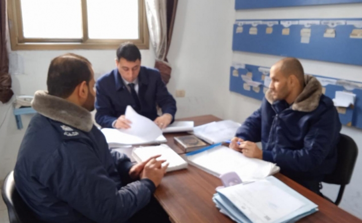  التفتيش القضائي بالنيابة العامة يجرى جولة على مركزي الشجاعية والزيتون