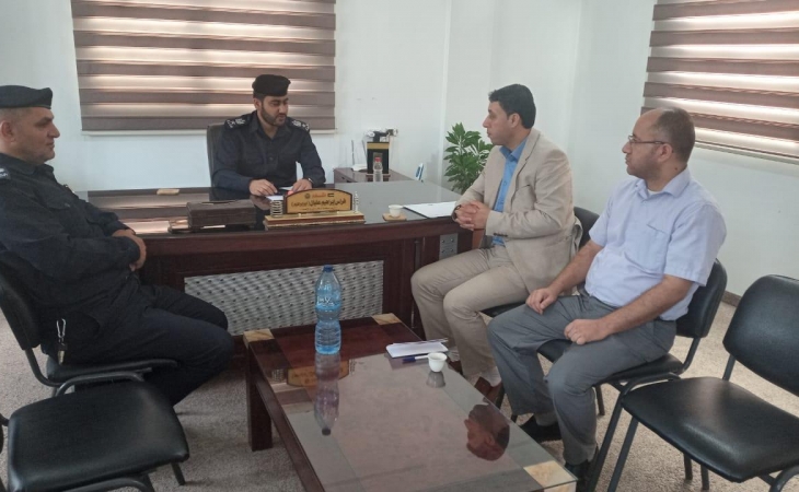  التفتيش القضائي يبدأ زياراته التفتيشية على المراكز الشرطية في محافظة شمال غزة