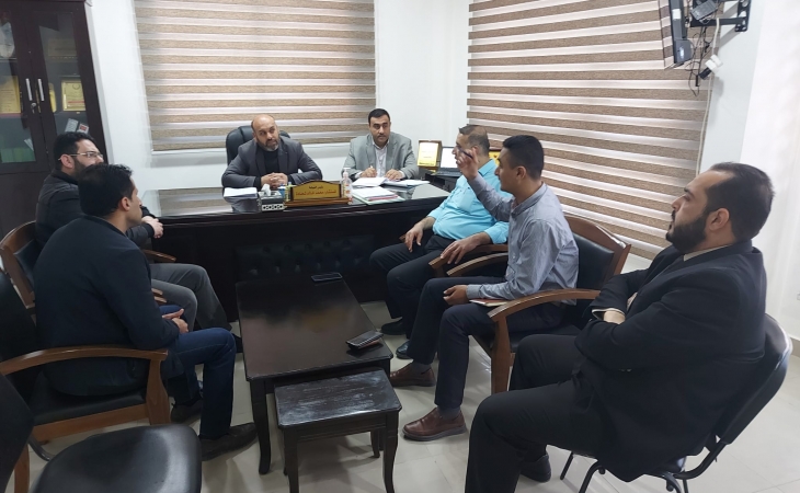  نيابة غزة الجزئية الثالثة تعقد اجتماعاً مع وزارة العمل لبحث سبل التعاون المشتر