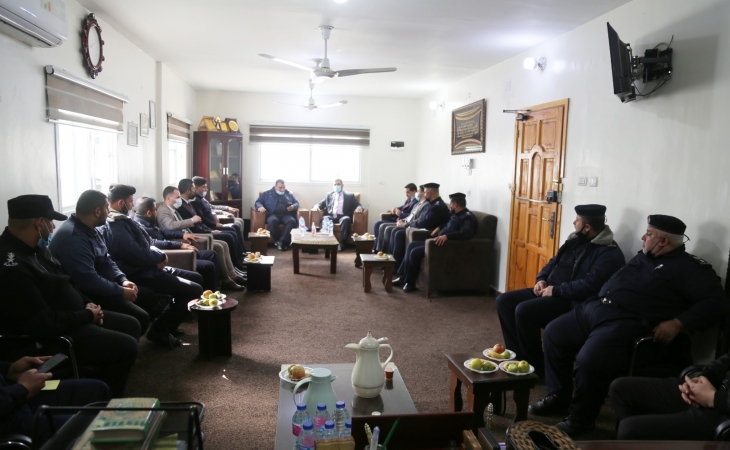 خلال زيارته لشرطة معسكر جباليا...النائب العام: نهدف من الزيارات التفقدية للمراكز الشرطية تعزيز تضافر الجهود في بسط الأمن وتحقيق العدالة وإرساء سيادة القانون