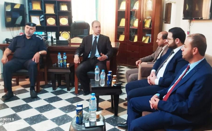 مدير نيابة غزة الثانية ومدير شرطة المحافظة يؤكدان على تعزيز التعاون الإجرائي لترسيخ  العدالة وتحقيق الأمن والاستقرار المجتمعي