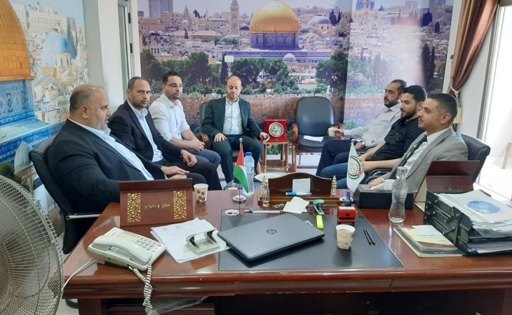 نيابة غزة الكلية تستكمل جولة زيارات النيابات الجزئية