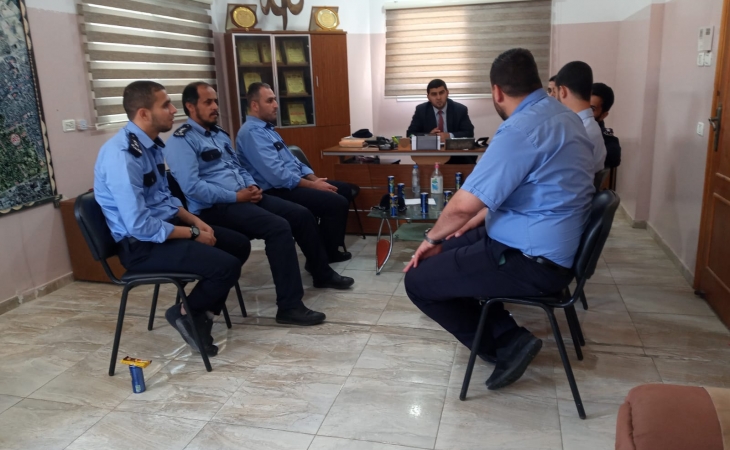 نيابة خانيونس الجزئية  تعقد دورة مهارات وفنون التحقيق الجنائي لمركز شرطة خانيونس