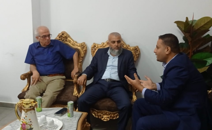 نيابة خانيونس الجزئية تستقبل وفداً من بلدية خانيونس