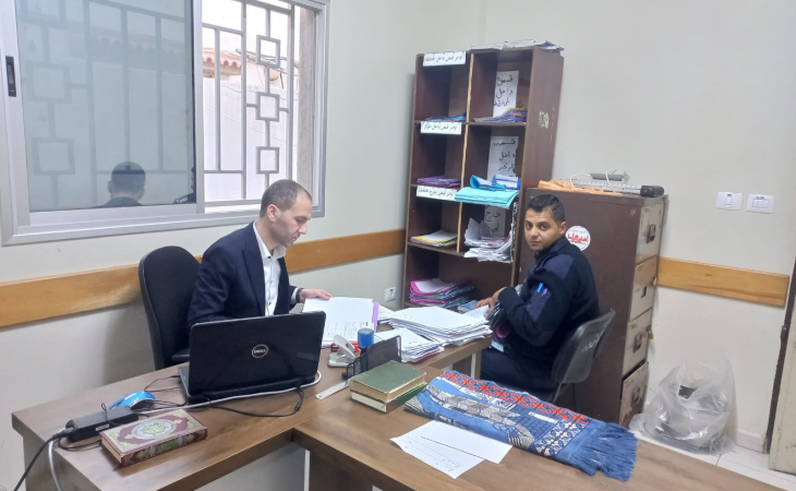 نيابة غزة الجزئية الثانية تُجري جولة تفتيشية على مراكز شرطة غرب غزة في أول أيام عيد الفطر السعيد
