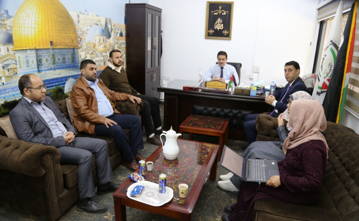 رئيس الإدارة العامة للتفتيش القضائي يعقد اجتماعه الأول بأعضاء وموظفي الإدارة