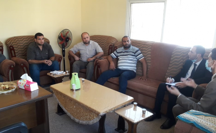  نيابة الوسطى الجزئية تعقد ورشة عمل مع ضباط مباحث المرور في المحافظة