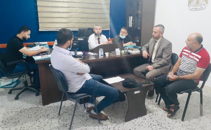  نيابة رفح الجزئية تعقد ورشة عمل مع ضباط مباحث المرور في المحافظة