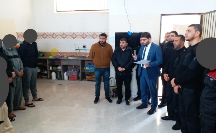  نيابة المؤسسات تُجري جولة تفقدية على مركز إصلاح وتأهيل طيبة المركزي بمحافظة غزة