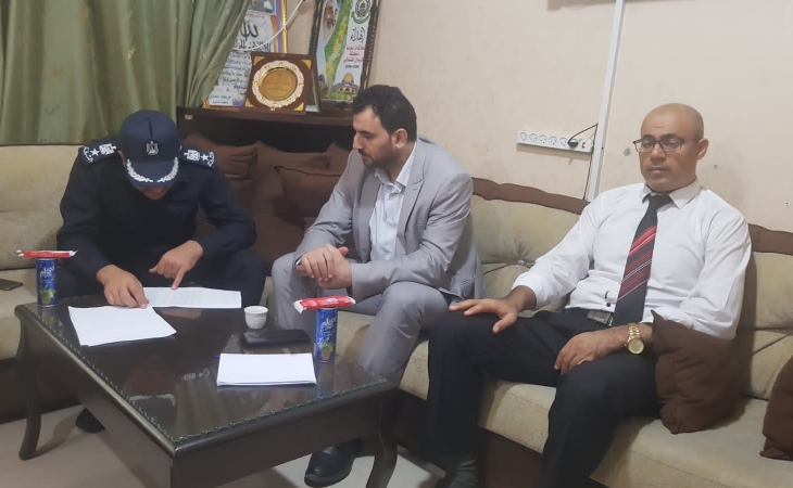 نيابة تنفيذ الأحكام تتفقد العمل في المراكز الشرطية بشرق غزة لتعزيز التعاون ومتابعة تنفيذ الاحكام في القضايا الجزائية