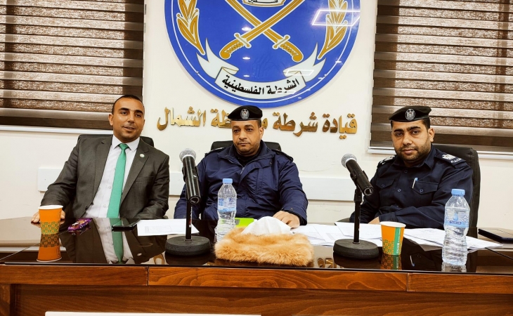 نيابة الشمال الجزئية تُجري زيارة ميدانية لمركز شرطة معسكر جباليا