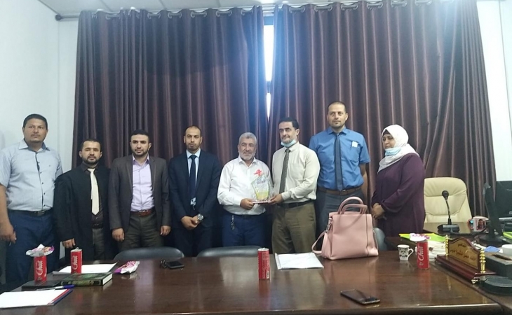 نيابة خانيونس الكلية ومحكمة صلح خانيونس تناقشان سبل التعاون المشترك لتحقيق عدالة ناجزة