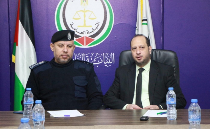 نيابة الوسطى الجزئية تستقبل مدير شرطة المحافظة الوسطى والوفد المرافق له
