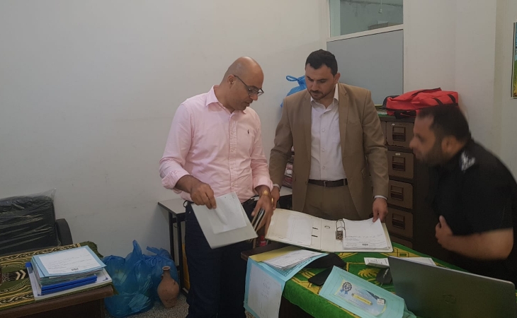 نيابة تنفيذ الاحكام تتفقد مركز تأهيل و اصلاح خانيونس والمراكز الشرطية بالمحافظة