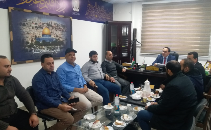 خلال اجتماعه الأول.. مدير نيابة غزة الثالثة يناقش سبل تطوير الأداء وإنهاء الملفات العالقة
