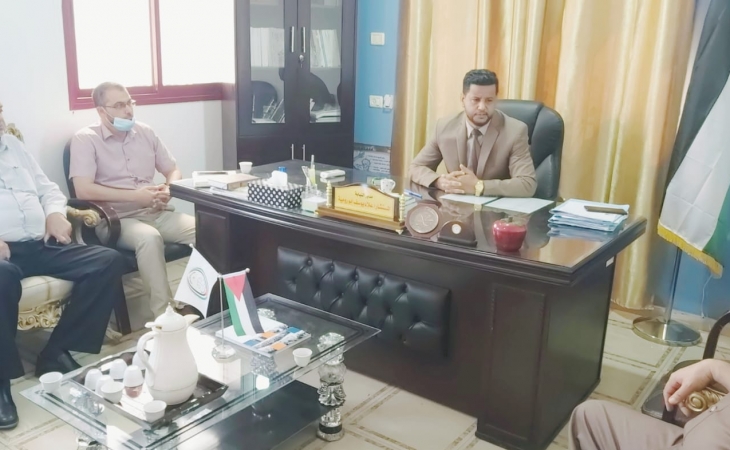 مدير نيابة خانيونس الجزئية  يستقبل وفدا من المجلس التشريعي الفلسطيني