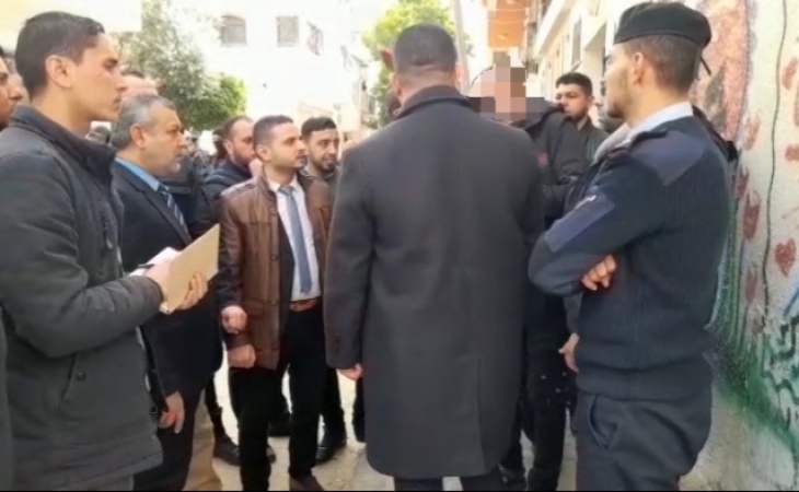 النائب العام يُشرِف على إعادة تمثيل مسرح جريمة مقتل المواطن (محمد جهاد وادي)