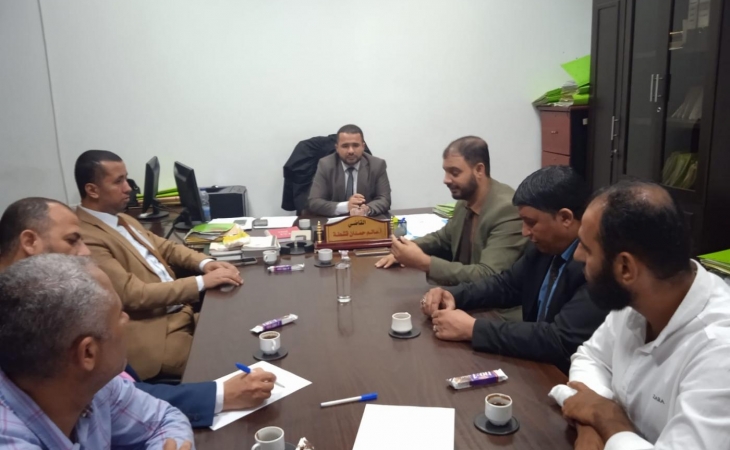 نيابة خان يونس الكلية تجتمع مع محكمة صلح خان يونس