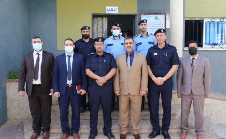 النائب العام يزور مركز شرطة غرب خانيونس، ويلتقي مدير شرطة المحافظة، ومدير المركز