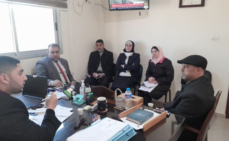 نيابة جرائم الأموال تجتمع مع وفد من نقابة الصيادلة في فلسطين في قطاع غزة