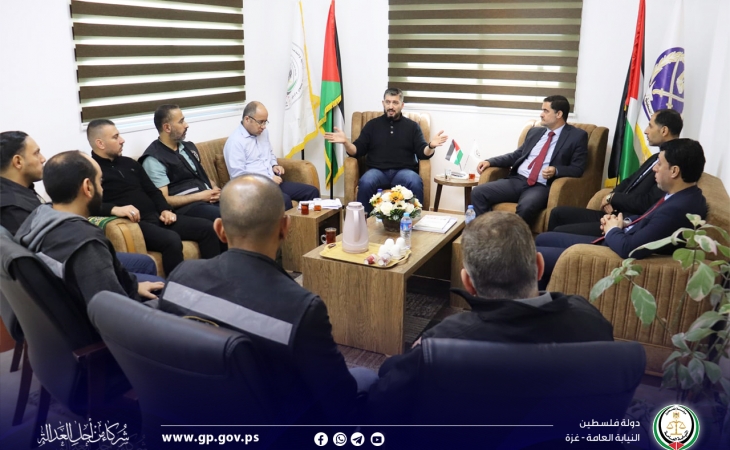 التفتيش القضائي في النيابة العامة تُجري زيارة لدائرة الأدلة الجنائية وهندسة المتفجرات