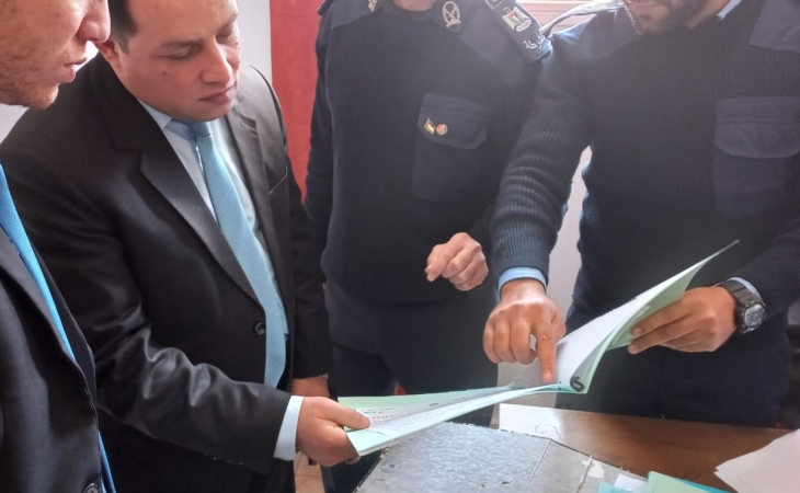 نيابة غزة الجزئية الثانية تُجري زيارة تفقدية لمركز شرطة الشاطئ