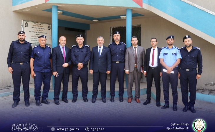 النائب العام ومدير شرطة المحافظة الوسطى يؤكدان على عمق العلاقة التشاركية بين أجنحة منظومة العدالة