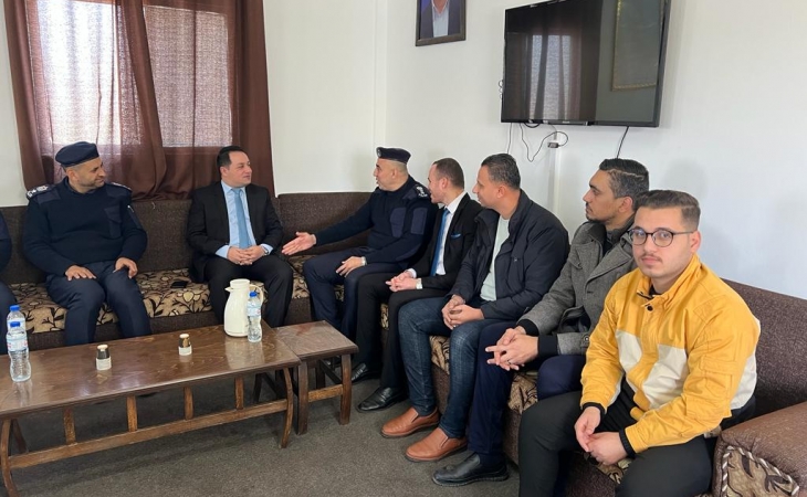 نيابة غزة الجزئية الثانية تُجري زيارة تفقدية لمركز شرطة الشاطئ