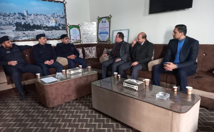 نيابة غزة الجزئية الثانية تُجري زيارة تفقدية لمركز شرطة الشيخ رضوان