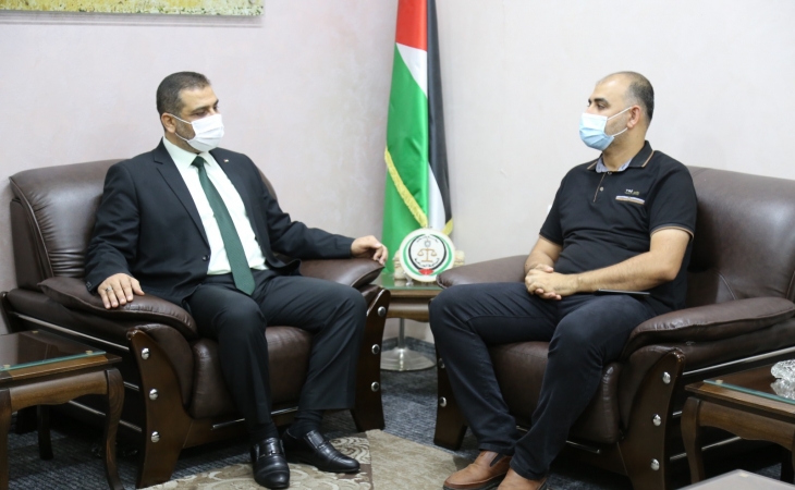 النائب العام يستقبل وفداً من كتلة الصحفي الفلسطيني، ويؤكد على أهمية الإعلام، ودوره الوطني في تأسيس مجتمع متماسك