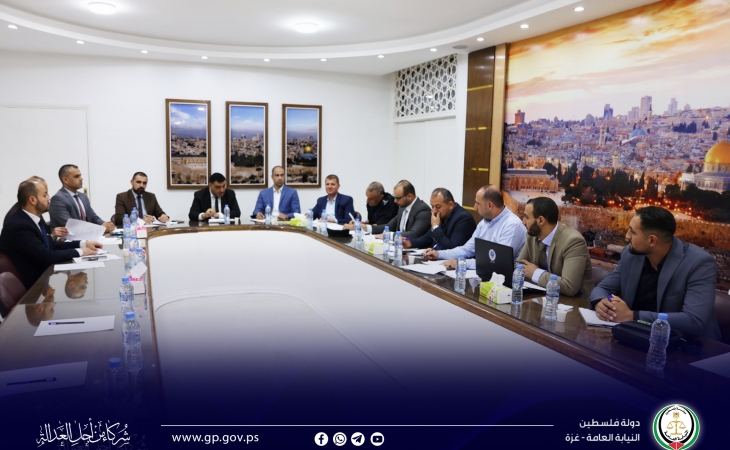 المكتب الفني في النيابة العامة يجتمع مع شرطة مكافحة المخدرات ومفتش عام الشرطة