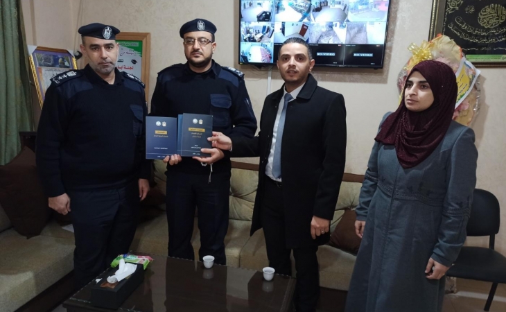 نيابة غزة الجزيئة الأولي تجري زيارة لمركز شرطة التفاح والدرج 